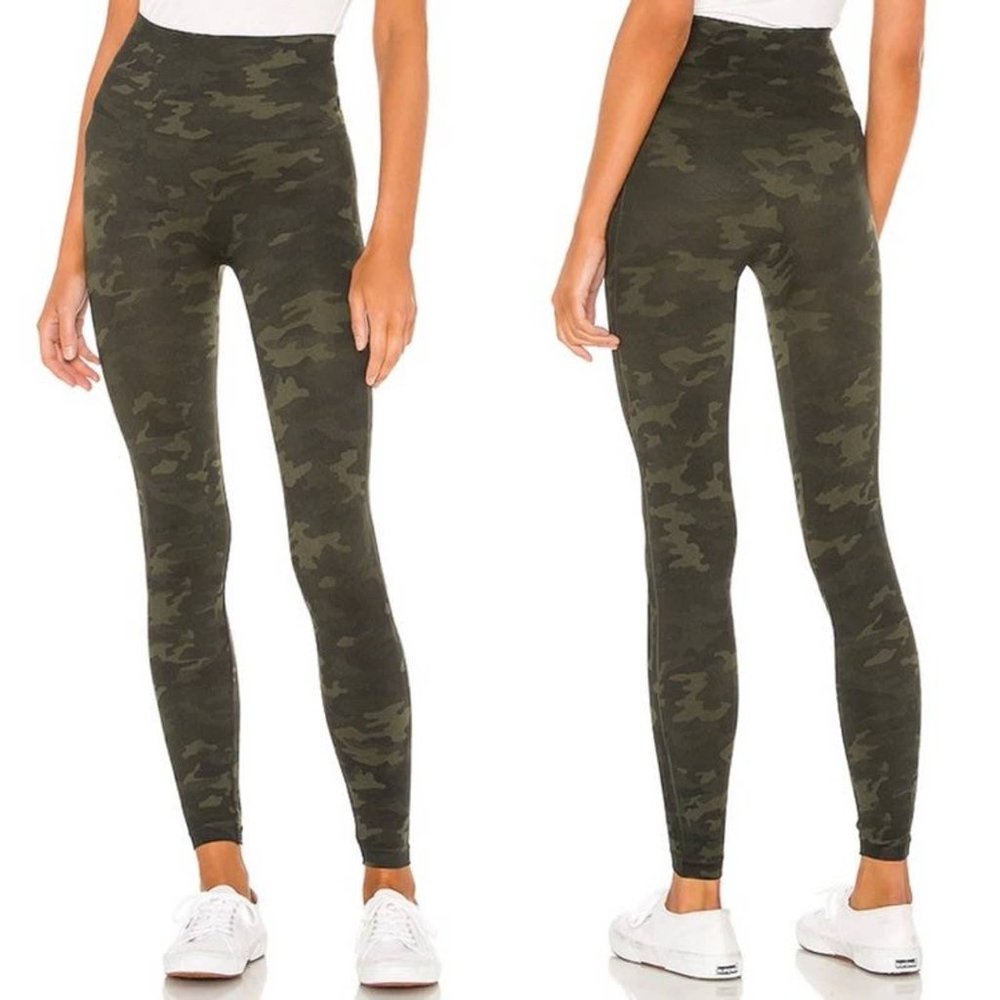Spanx Look At Me Now Camo Leggings